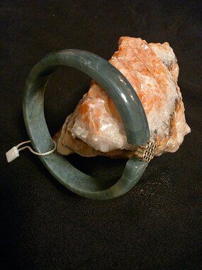 Natural Jadeite Jade Green Bangel